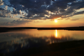 Obraz premium Ulyukol (lake). Russia