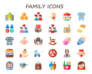 family icon set