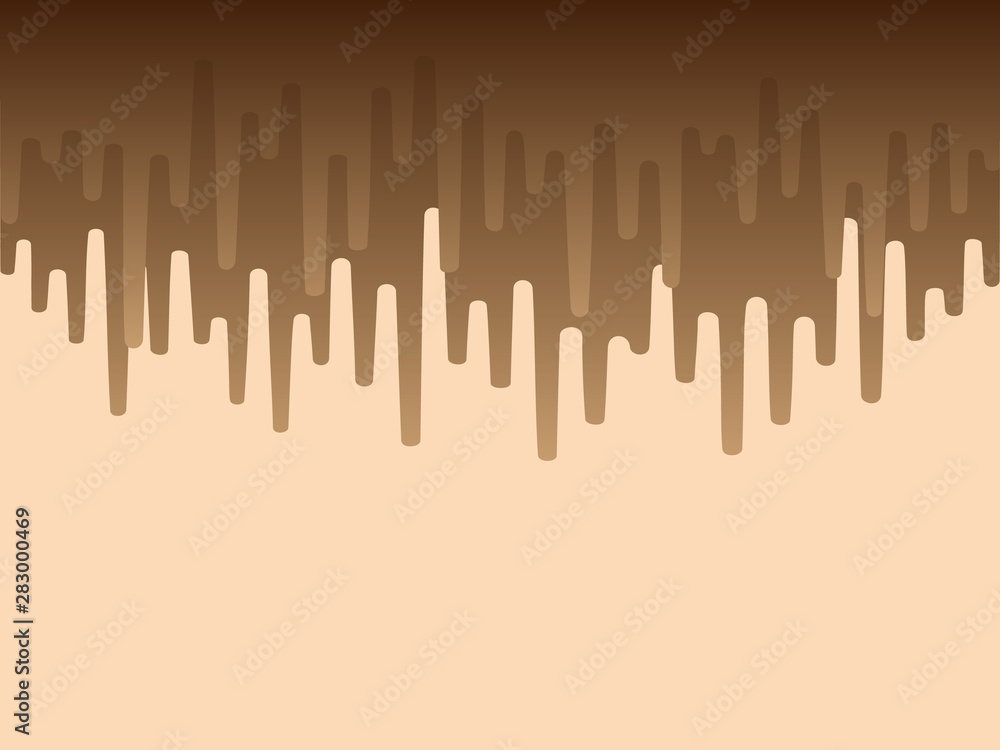 Poster abstract chocolate backgrounds with dynamic color rounded shapes.