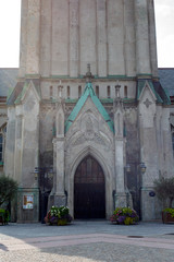 Kristansand, Norway, Domkirke December, 2018: Church in Kristiansand © annebel146