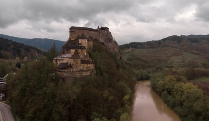 Fototapeta na wymiar Medieval Orava castle - Slovakia