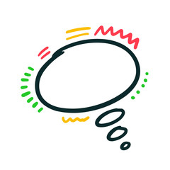 Speech bubble illustration.For an advertising banner vector Vector Illustration. EPS 10