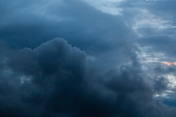 Obraz premium Sky with clouds. Background with clouds.