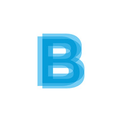 Initial Letters B Logo Design Vector