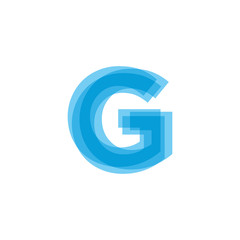 Initial Letters G Logo Design Vector
