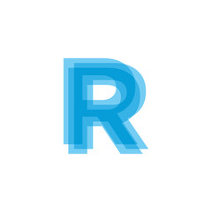 Initial Letters R Logo Design Vector
