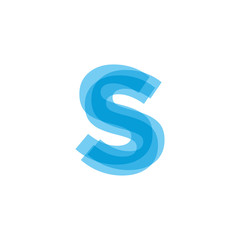 Initial Letters S Logo Design Vector