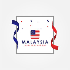 Malaysia Independence Day Vector Design Template