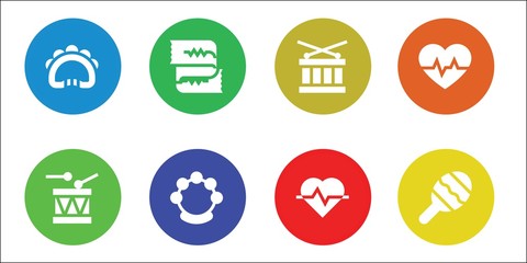 rhythm icon set