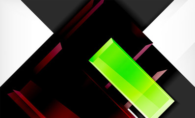 Color squares futuristic abstract background