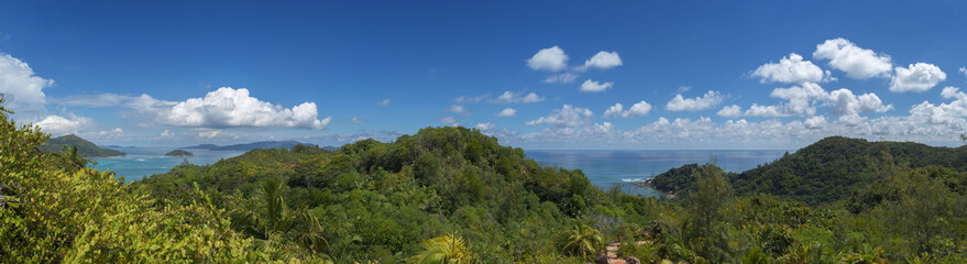 Seychelles Prale island panorama