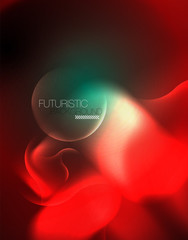 Neon lights vector abstract background