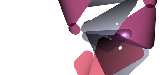 Triangle geometric background in trendy style on light background. Retro vector illustration. Colorful bright. Trendy modern style. Vector business illustration.