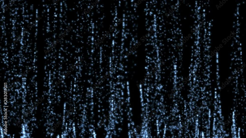 Poster floating shiny shimmering organic real glitter particles and twinkling stars luxury background anima