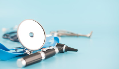 Instrument for check  ear nose throat by ENT doctor.