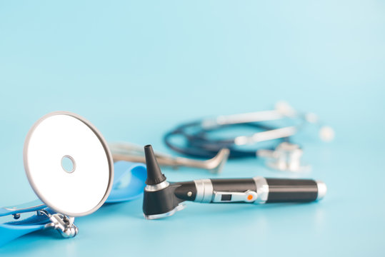 Instrument for check  ear nose throat by ENT doctor.