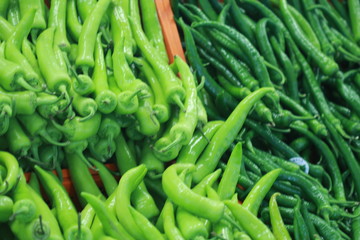 chillies on counter