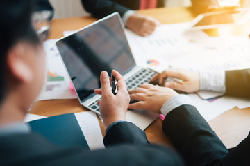 Business Team Corporate Organization Meeting Concept.