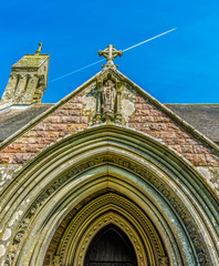 The Church of St. Nicholas, Gower, Wales, UK