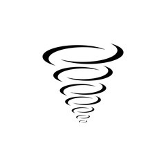 Tornado logo template symbol vector illustration design 