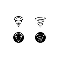 Tornado logo template symbol vector illustration design 