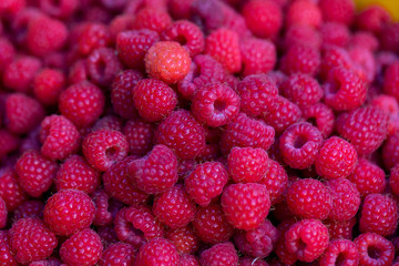 Organic  raspberries