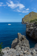 Fototapeta na wymiar Seascape. North coast of the island of Mallorca