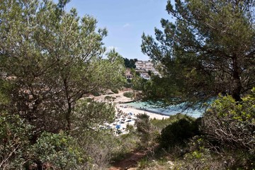 Fototapeta na wymiar Mallorca Cala Romantica Landscape beautiful beach