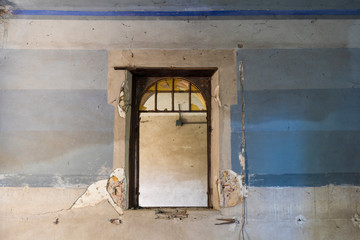 Naklejka na ściany i meble Urban exploration in an abandoned convent