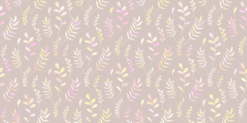 Seamless vector tile pattern. Textile ornament. Abstract nature background