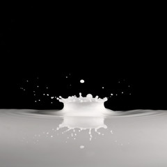 Milk drop splash 