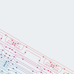 Circuit board illustration. Abstract circuit board background. Vector