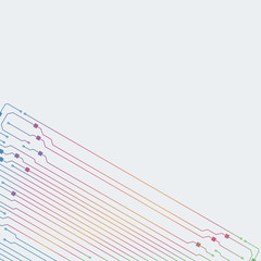 Circuit board illustration. Abstract circuit board background. Vector