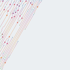 Circuit board illustration. Abstract circuit board background. Vector