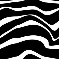 Pattern wavy zebra lines - 283031410