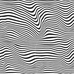 Pattern wavy zebra lines - 283031438