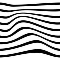 Pattern wavy zebra lines - 283031641