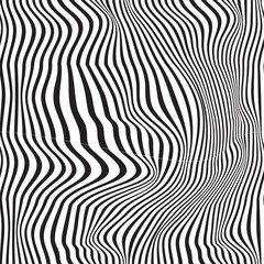 Pattern wavy zebra lines - 283031848