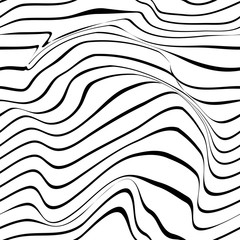 Pattern wavy zebra lines - 283031856