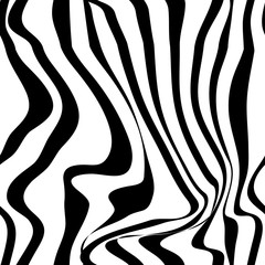 Pattern wavy zebra lines - 283031863