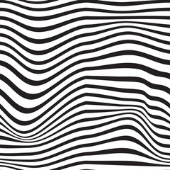 Pattern wavy zebra lines - 283032026