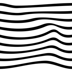 Pattern wavy zebra lines - 283033084