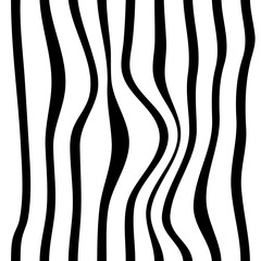 Pattern wavy zebra lines - 283034099
