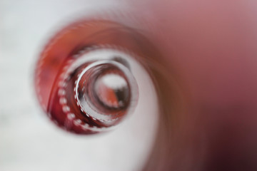 spiral formed by a 35 mm negative on a white background