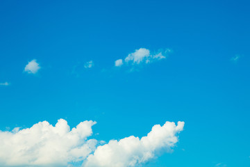 blue sky with cloud