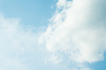 blue sky with cloud