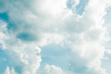 blue sky with cloud
