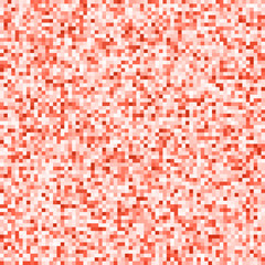 Living coral geometric checkered cover design pattern. Abstract background.