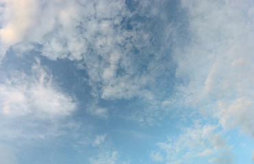 blue sky with clouds