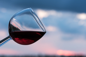 Toast at sunset